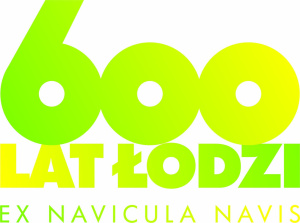 logo 600 lat Łodzi