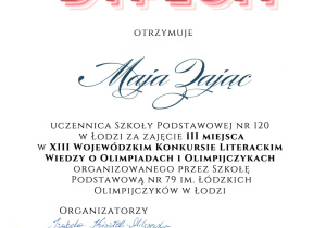 dyplom Mai