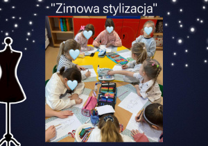 Uczniowie podczas wykonywania pracy konkursowej