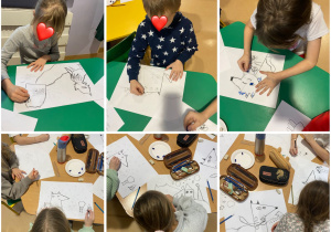 dzieci podczas zajęć edukacyjnych pt. czy warto być pracowitym?