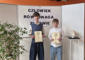 Sukces w konkursie "Człowiek – Równowaga – Zdrowie"