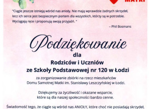 Podziękowanie