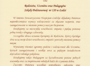 Podziękowanie