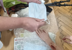 Spotkanie z pielęgniarką na lekcji przyrody