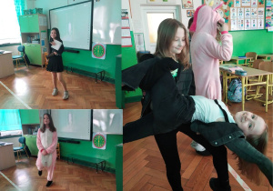 Klasowy pokaz mody w IIIb