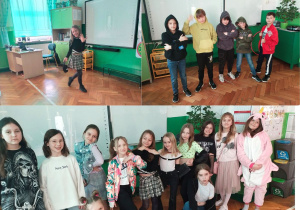 Klasowy pokaz mody w IIIb