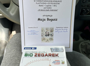 III miejsce w I Międzyszkolnym Konkursie Plastyczno- Czytelniczym "Baśnie - Legendy - Mity"
