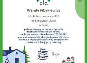 Zakończenie projektu EkoEksperymentarium online