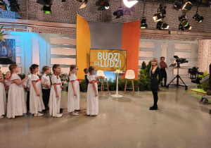 Występ klasy 1a w programie śniadaniowym TVP3 Łódź