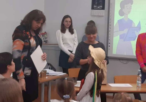 Laureatka konkursu recytatorskiego