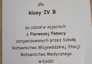 Zajęcia w Wojewódzkiej Stacji Ratownictwa Medycznego