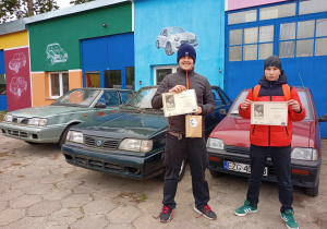 Uczniowie klasy 7a i Konkurs Motoryzacyjny