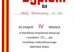 IV miejsce