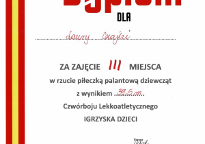 III miejsce