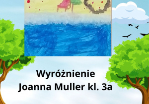 Wyróżnienie w konkursie plastycznym Moja Ojczyzna- Mój Dom
