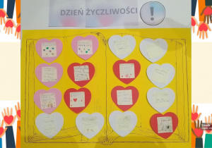 Księga Życzliwości wykonana przez uczestników zajęć