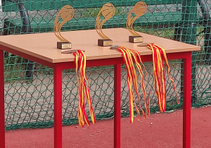 II miejsce w zawodach sportowych - Mistrzostw Łodzi - Igrzysk Dzieci w koszykówce foto 2
