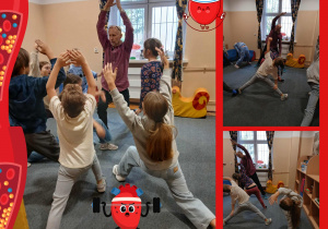 dzieci biorą udział w zajęciach w ramach udziału w tygodniu "Czytamy z Sercem" foto1