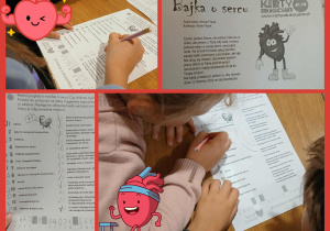 dzieci biorą udział w zajęciach w ramach udziału w tygodniu "Czytamy z Sercem" foto3