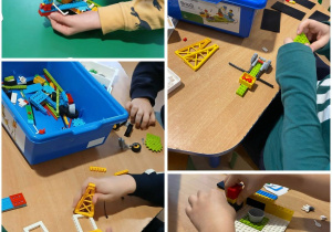 dzieci budują z klocków Lego foto3
