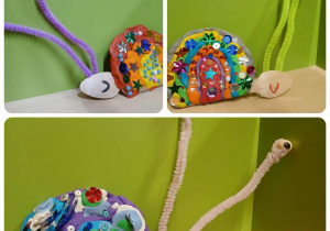 prace plastyczne przedstawiające ślimaka foto3