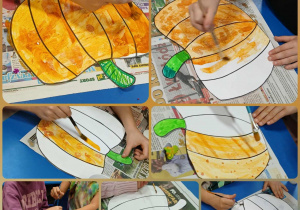 eksperyment z sodą i kurkumą foto1