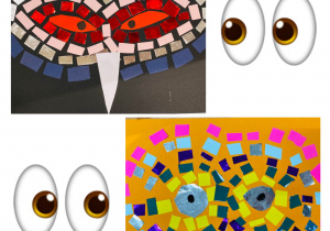 Prace plastyczne z kolorowego papieru