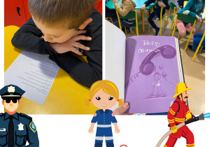 Uczniowie podczas wypełniania ankiety