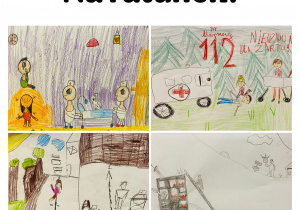 Rysunki dotyczące sytuacji niebezpiecznych