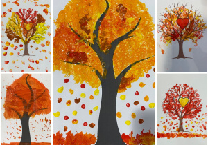 Jesienna praca plastyczna