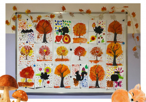 Jesienna praca plastyczna