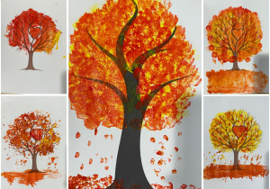 Jesienna praca plastyczna