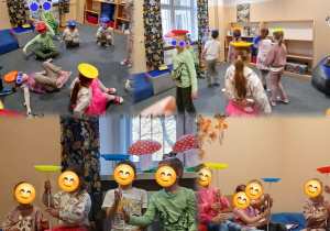 zabawy z talerzami cyrkowymi