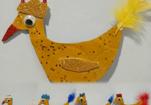 złota kaczka - prace dzieci