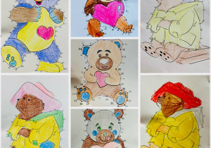 prace plastyczne przedstawiające misie