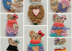 prace plastyczne przedstawiające misie