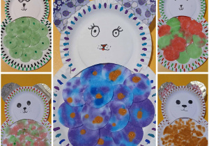 prace plastyczne przedstawiające misie