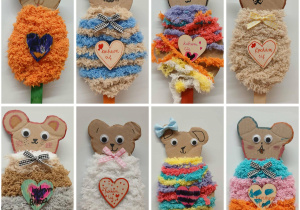 prace plastyczne przedstawiające misie