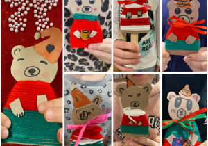 prace plastyczne przedstawiające misie