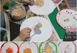 dzieci podczas wróżb andrzejkowych