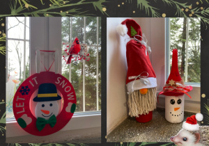 Zimowo - świąteczne dekoracje