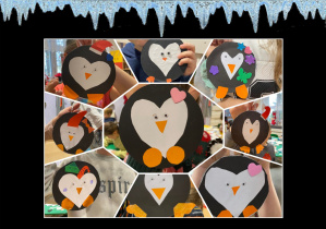 Praca plastyczna „Marsz Pingwinów”