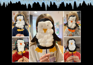 Praca plastyczna „Marsz Pingwinów”