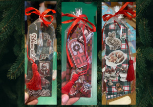 zakładki do książek wykonane podczas zajęć