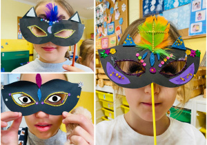 Karnawałowa praca plastyczna