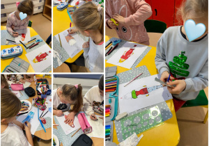 Uczniowie podczas wykonywania pracy konkursowej