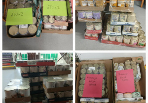 karma zakupiona w ramach zebranych środków