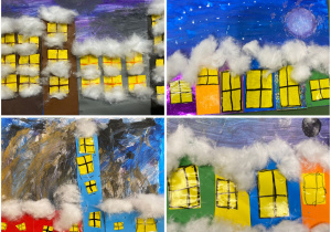 zimowa praca plastyczna