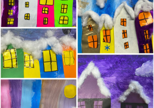 zimowa praca plastyczna