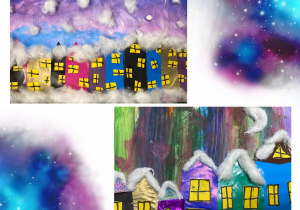 zimowa praca plastyczna